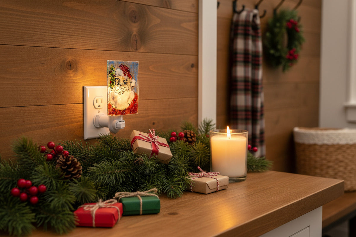 Santa Christmas Light
