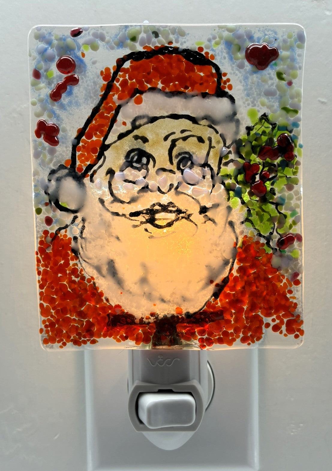 Santa Christmas Light