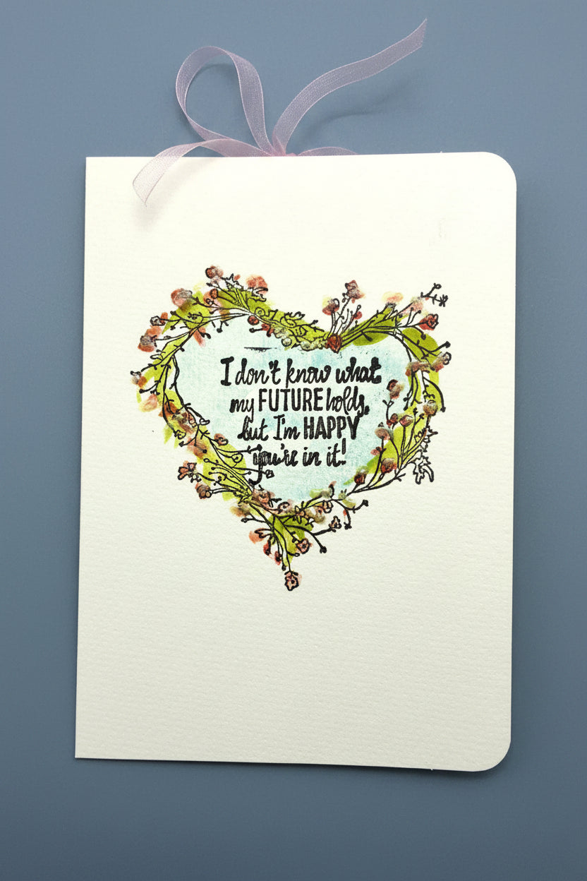 I'm Happy You're in my Future Wedding Card