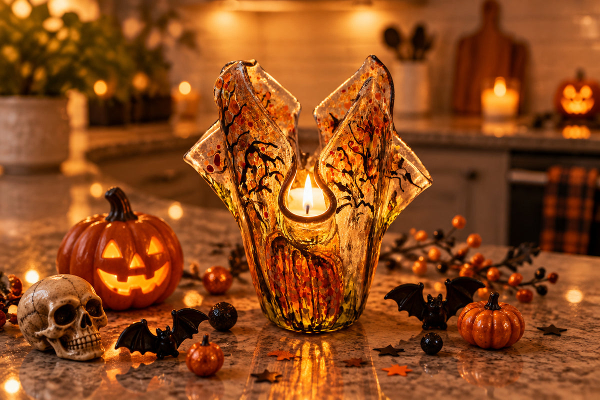 Halloween Fall Vase