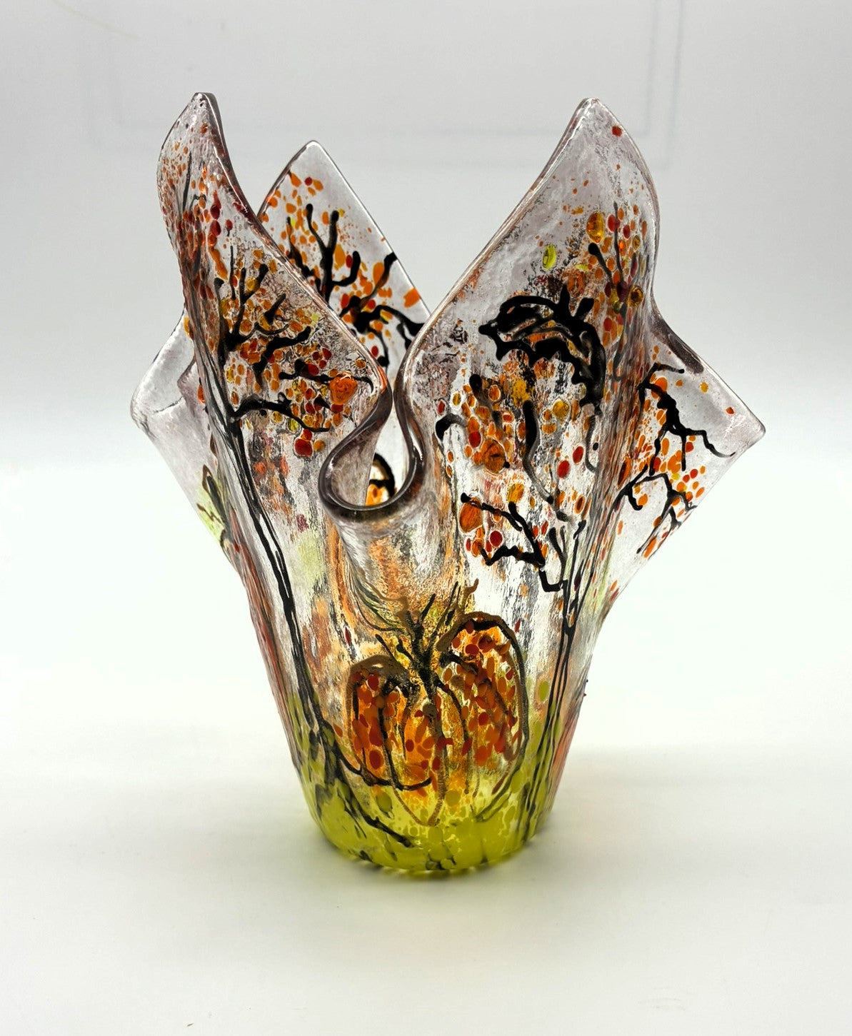 Halloween Fall Vase