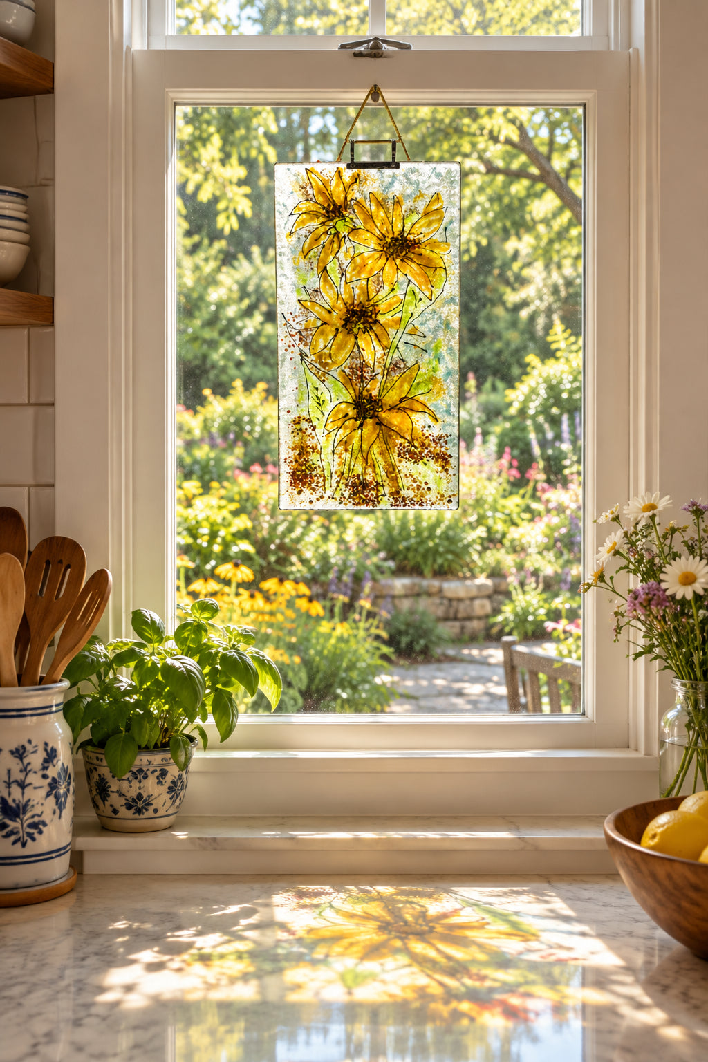 Sunflower Suncatcher
