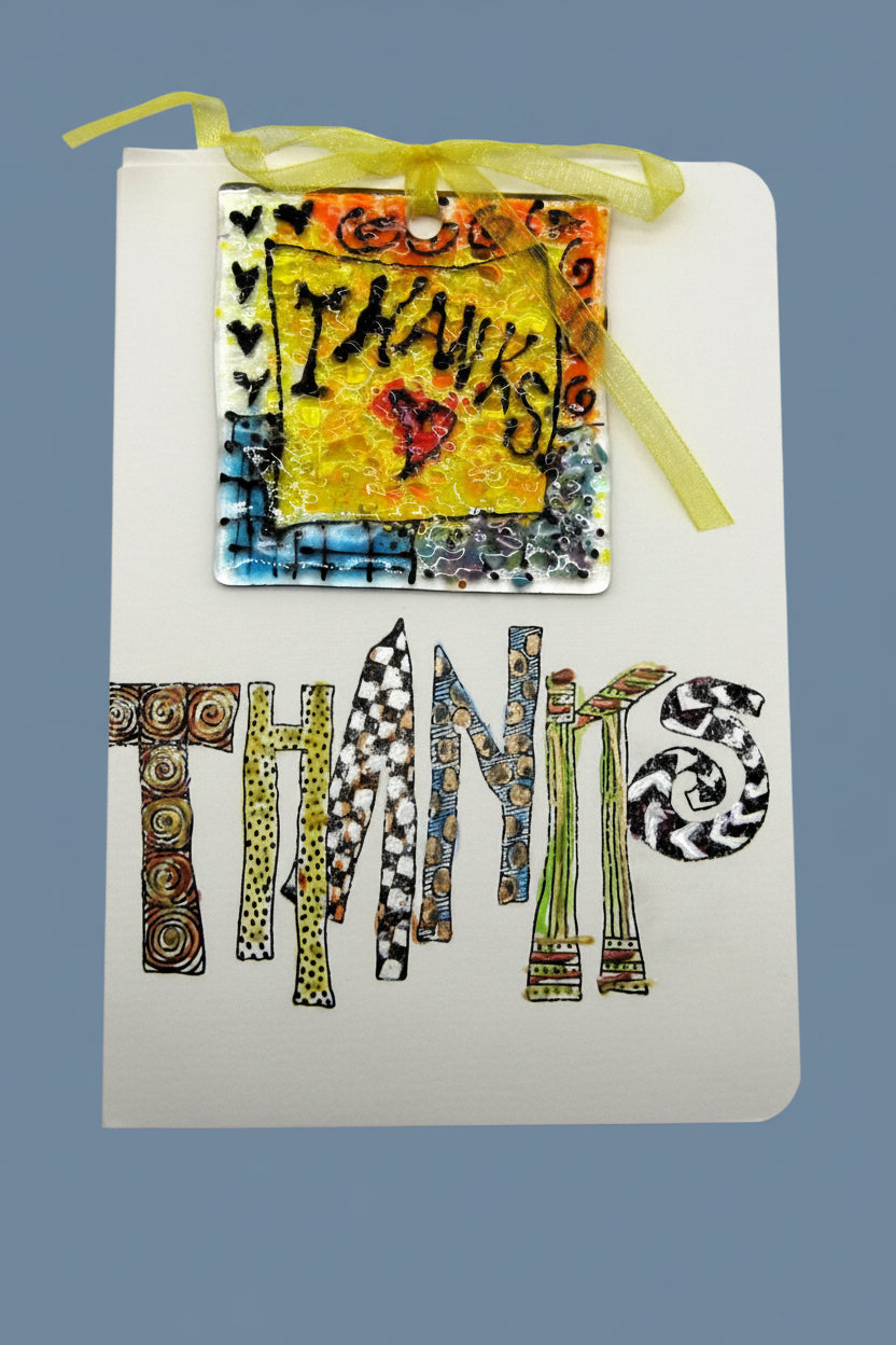 Thank You watercolor card
